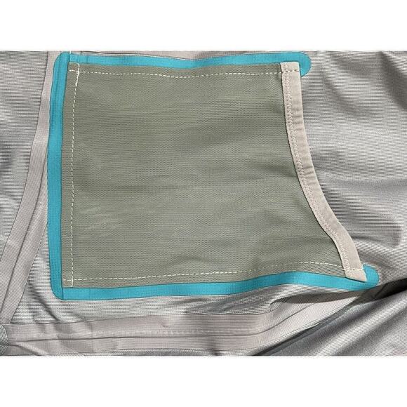 L.L. Bean Double Up Outerwear System Rain Jacket Girls Sz M 5-6 Teal *flaw Arm - Picture 12 of 14